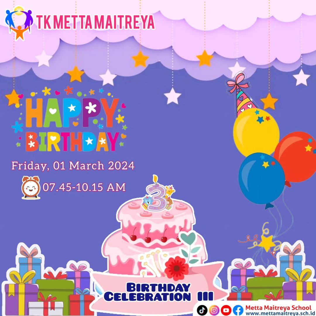 Birthday Celebration Periode III 2024 | TK METTA MAITREYA